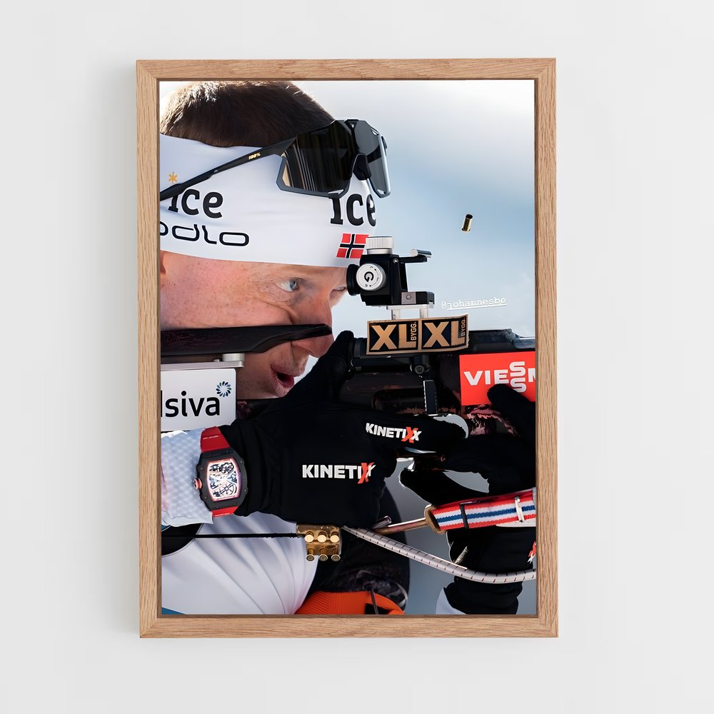 Poster Maître des Neiges – affiche Biathlon (vue 4)